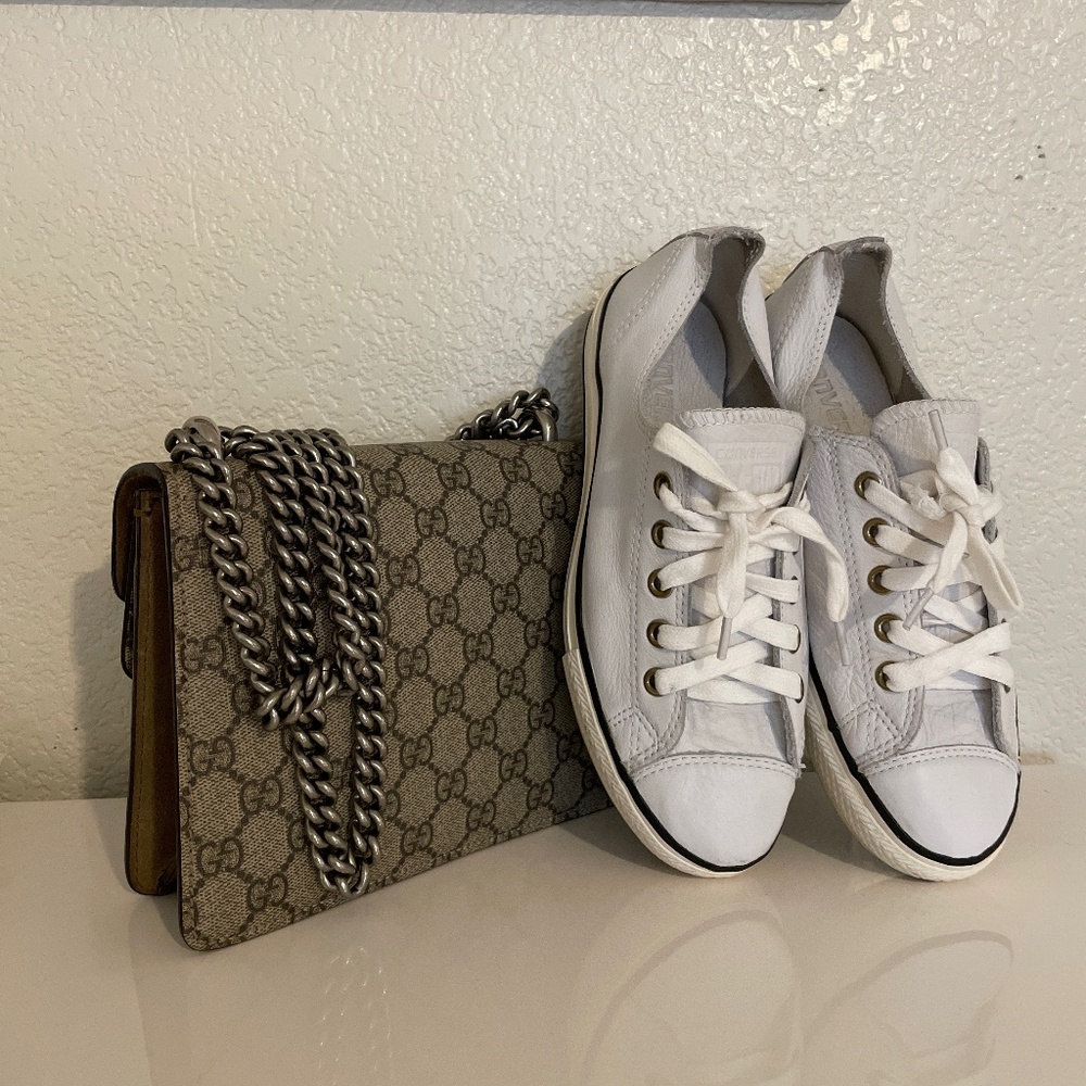 Converse all star white keds